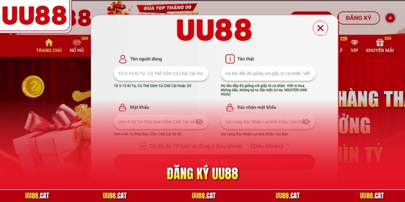 Đăng ký UU88