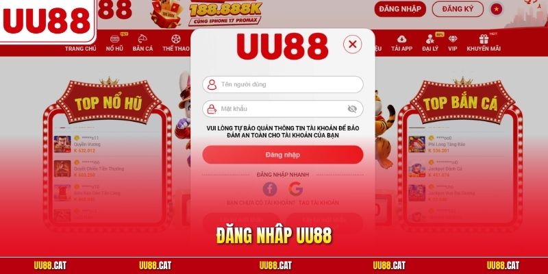 Đăng nhập UU88